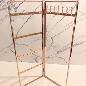Rose Gold Jewelry Organizer